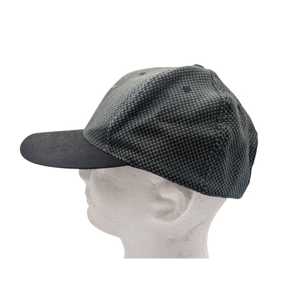 Florida Marlins Baseball Cap With Adjustable Snapback Black & Gray Checkered Pat - Picture 6 of 7